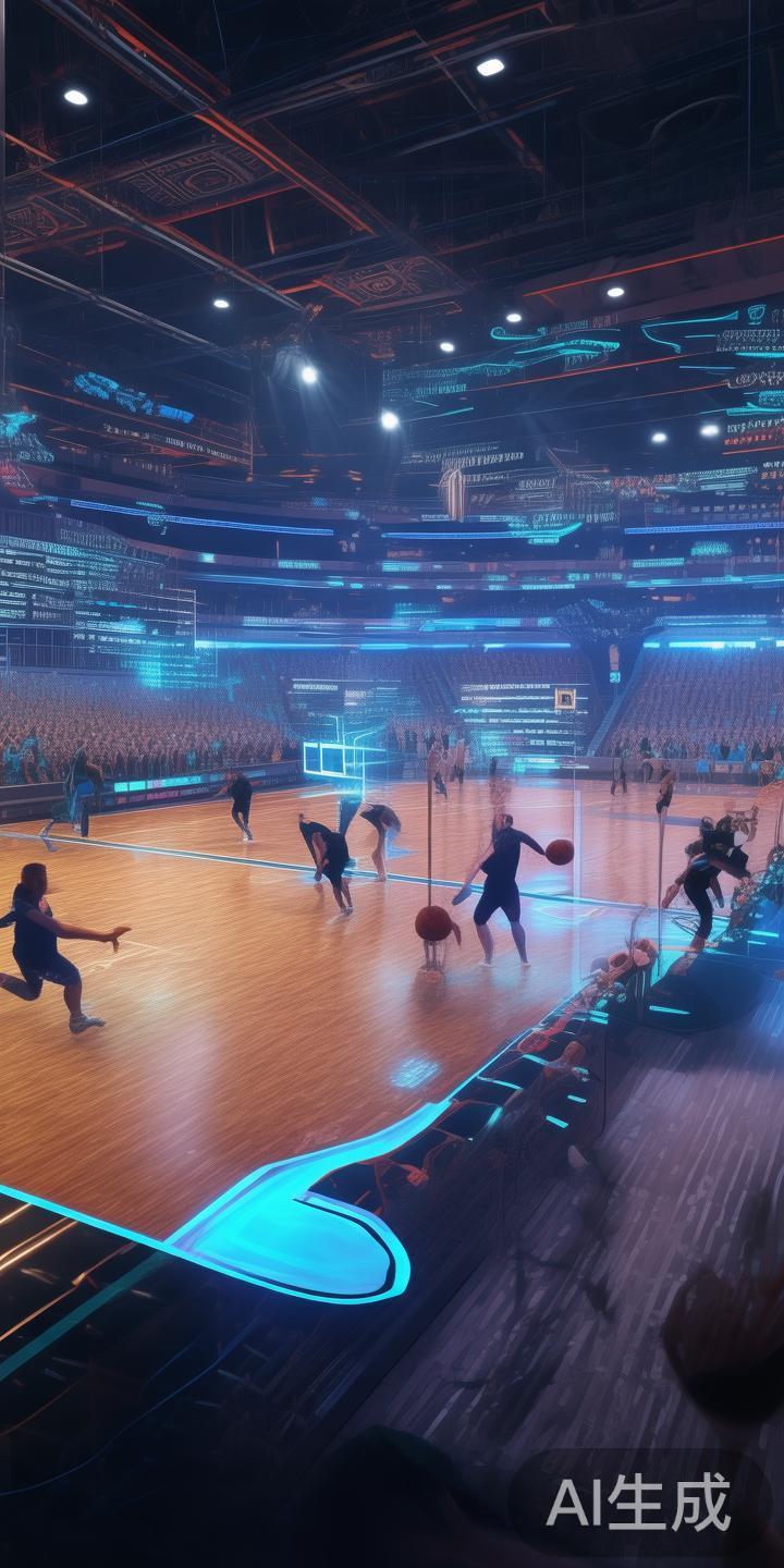 虚拟篮球比赛：结合虚拟现实和大数据技术，提供模拟篮